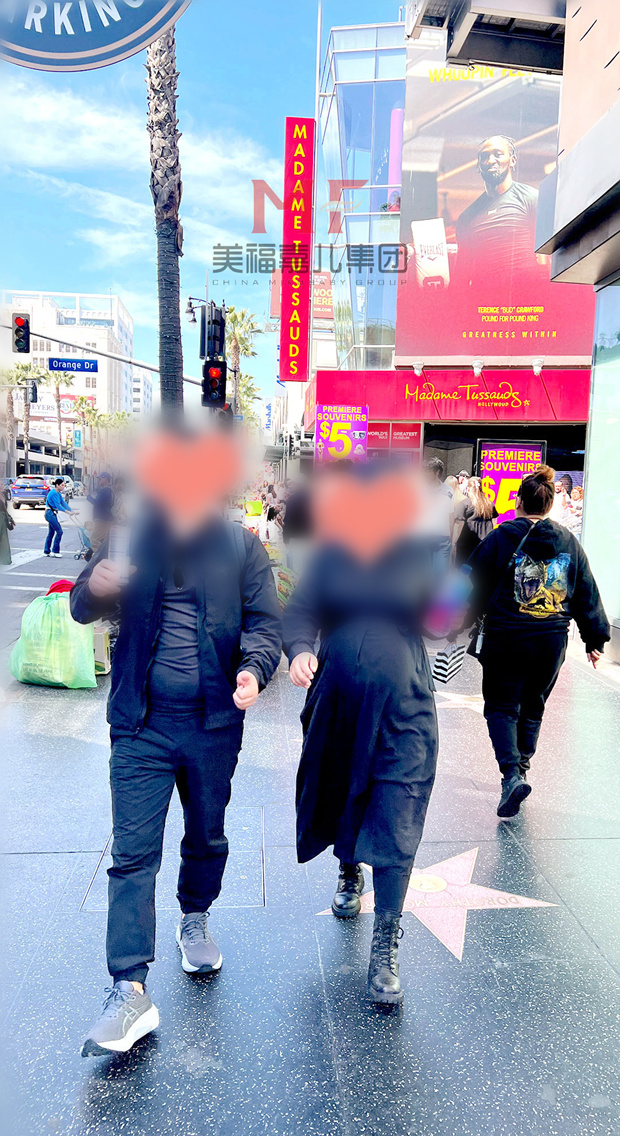 赴美生子|打卡星光大道 